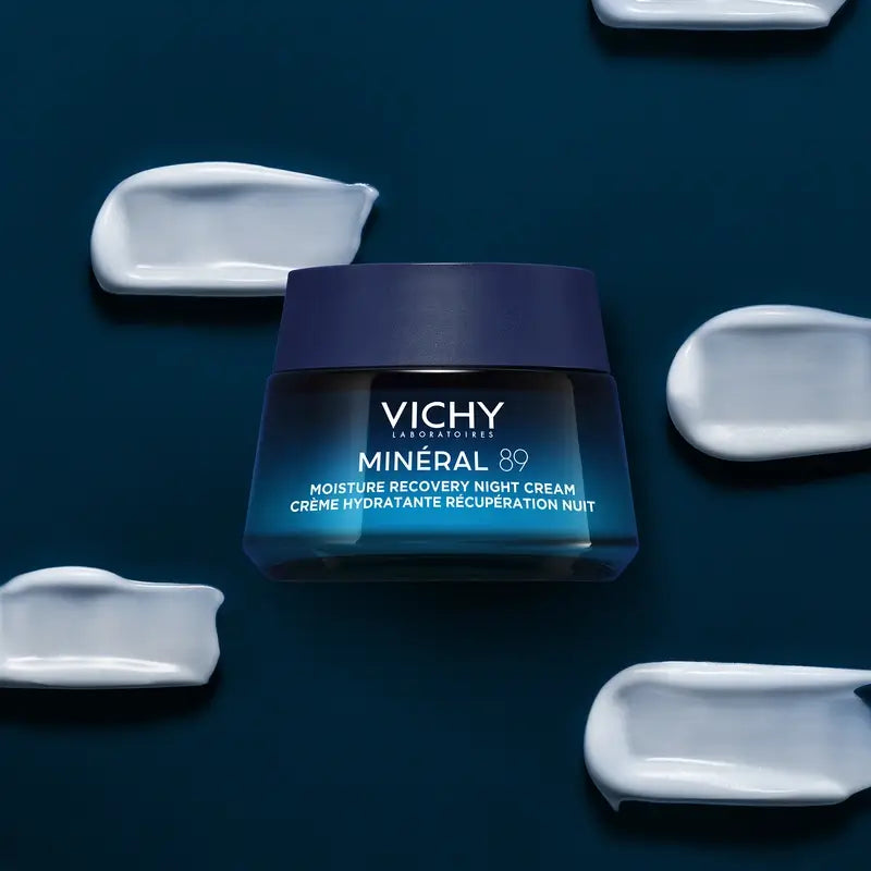 Creme de Noite Vichy Mineral 89 Recuperação Hidratante com Melatonina, 50 ml