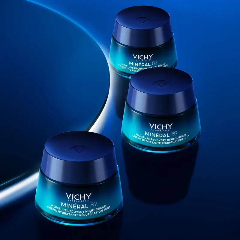 Creme de Noite Vichy Mineral 89 Recuperação Hidratante com Melatonina, 50 ml