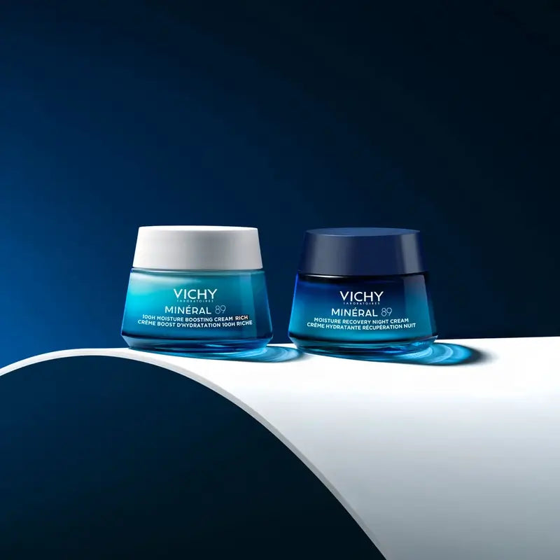 Creme de Noite Vichy Mineral 89 Recuperação Hidratante com Melatonina, 50 ml