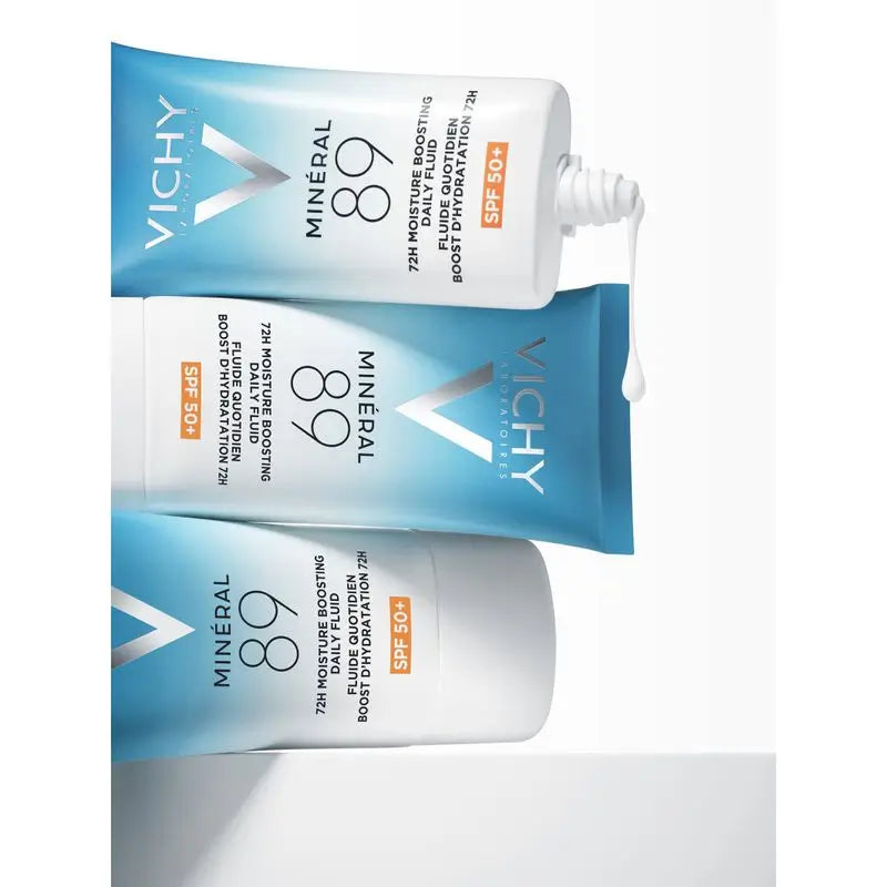Vichy Minéral 89 Fluido Hidratante Diário 72H Spf50+, 50 ml