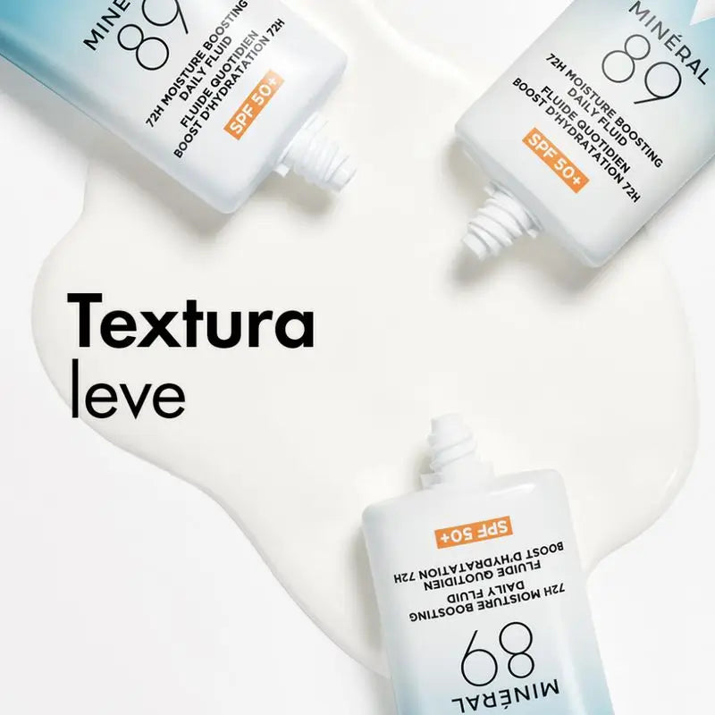 Vichy Minéral 89 Fluido Hidratante Diário 72H Spf50+, 50 ml