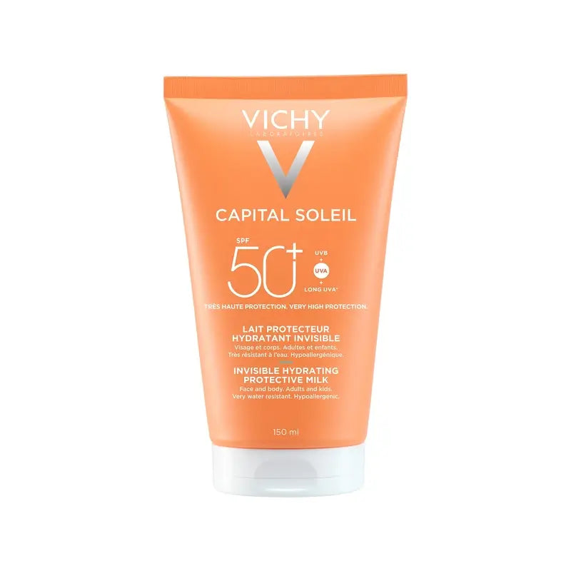 Vichy Solar Capital Soleil Leite Hidratante Protetor Solar Spf 50+ , 150 ml