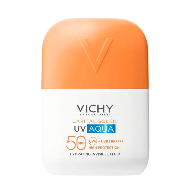 Vichy Solar Uv Aqua Fluido Hidratante Invisível Spf50 , 50 ml