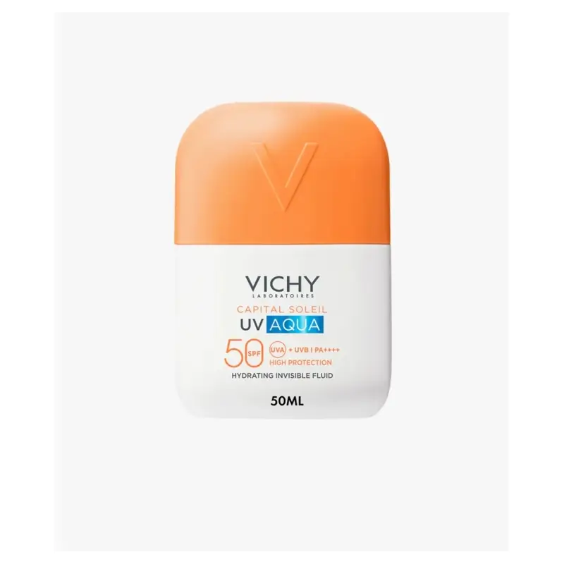 Vichy Solar Uv Aqua Fluido Hidratante Invisível Spf50 , 50 ml