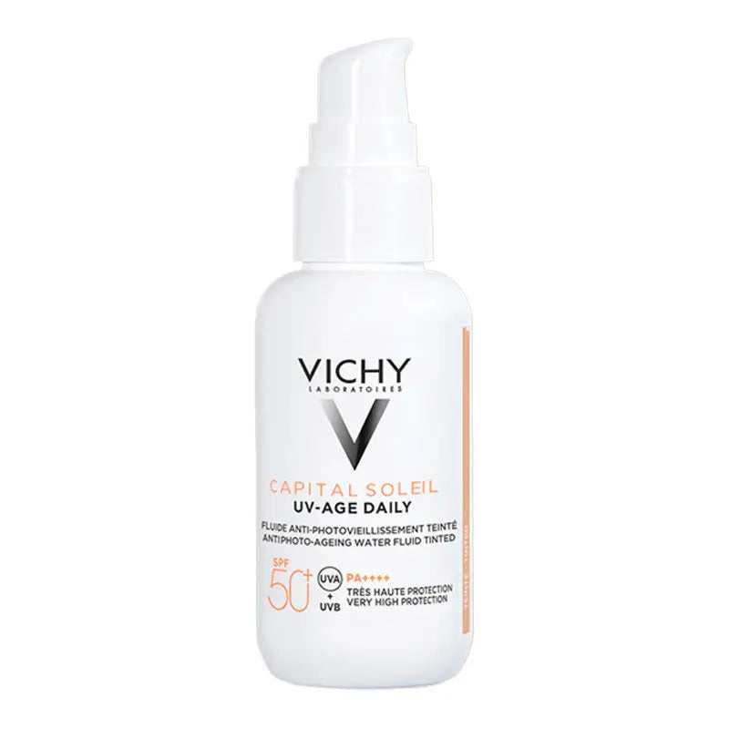 Vichy UV-AGE Daily con Color Water Fluid Antifotoenvejecimiento UVB SPF50+ UVA