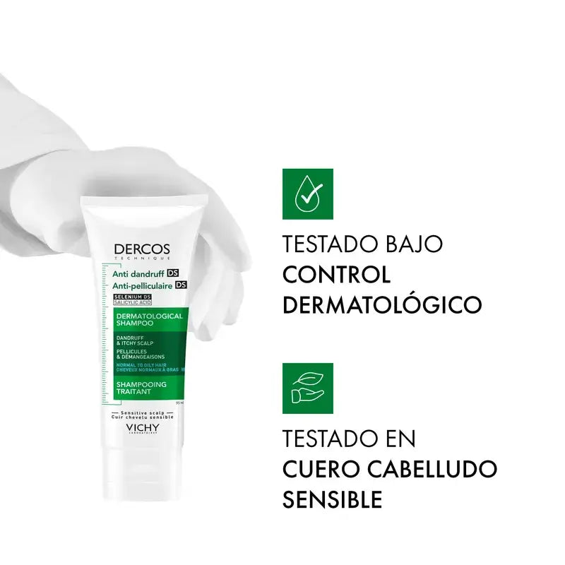 Vichy Vichy Dercos Technique Champô Anti-Caspa e Anti-Reprovação, 95 ml