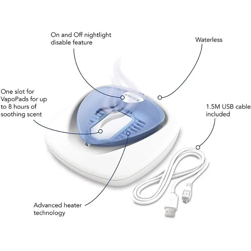 Difusor de Vapor Elétrico Vicks