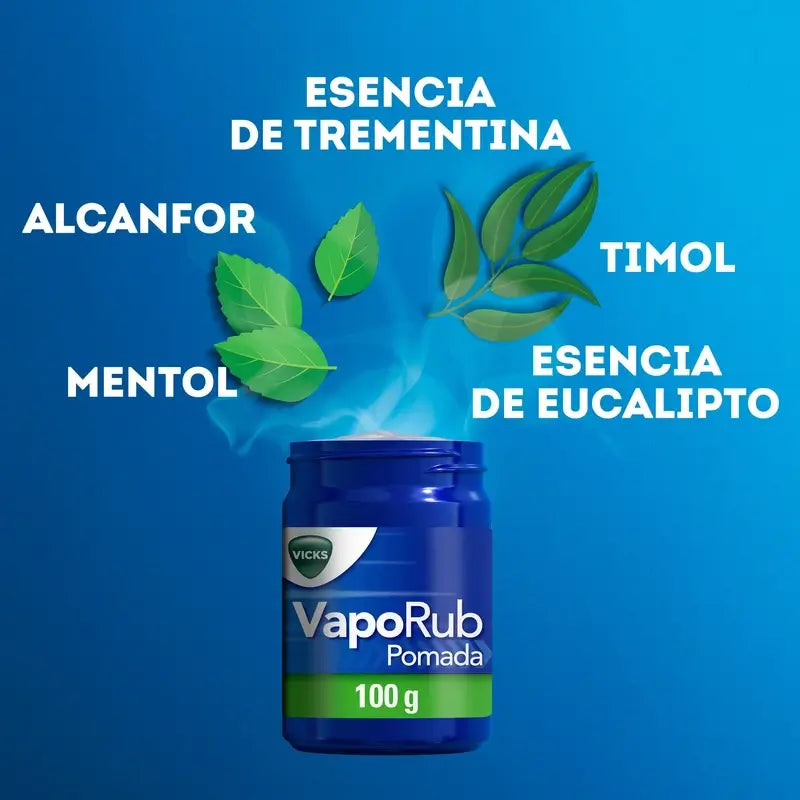 Frasco de Vicks Vaporub Pomada 100 G