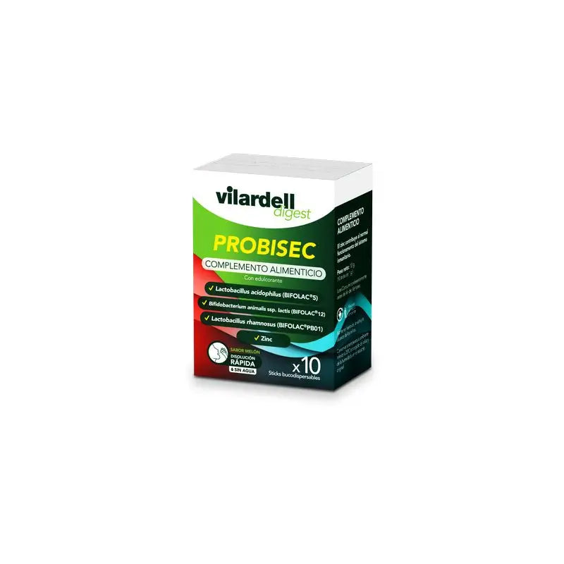 Vilardell Digest Probisec 10 Bucodispersible Sticks
