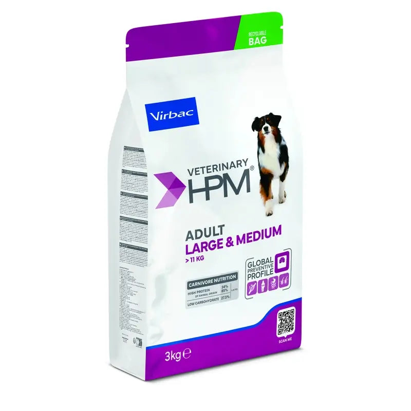 Virbac HPM Lark adulto e alimentos médios de 3 kg