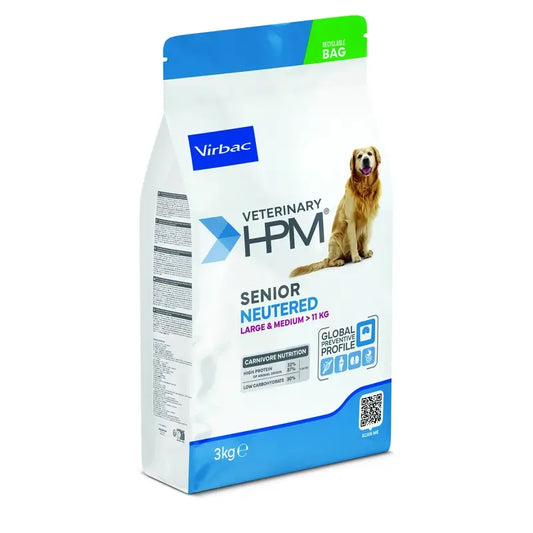 Virbac HPM Sênior Cão Neutreado 3 kg Comida