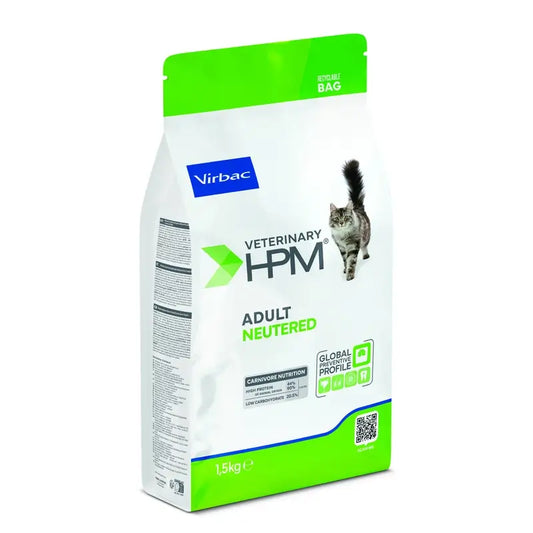 Virbac Hpm Adult Sterilised Cat Food 1,5 Kg, comida para gatos