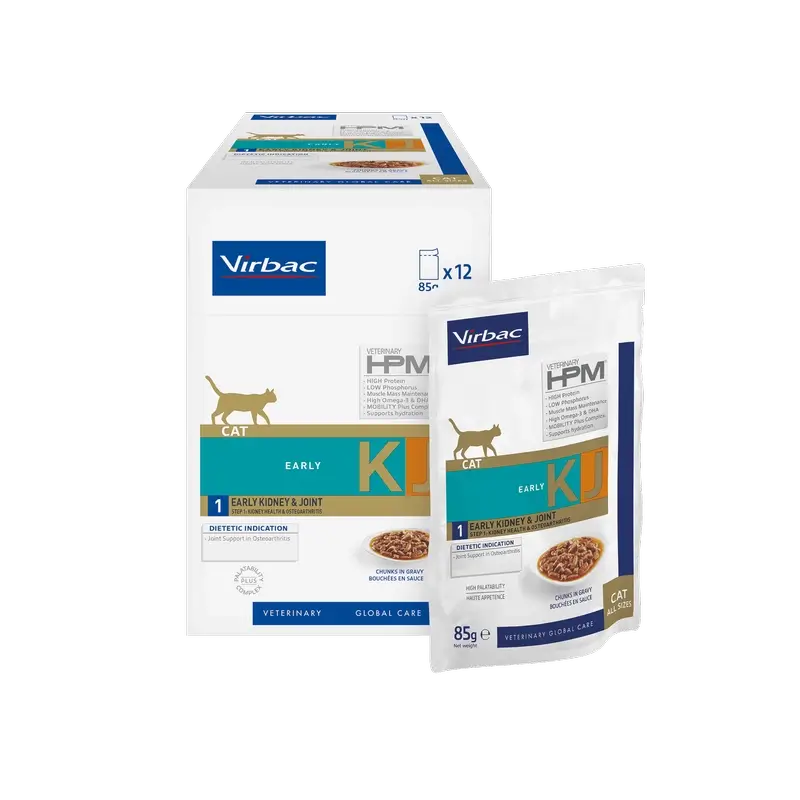 Virbac Hpm Feline Early Kidney Joint Wet Kj1 12X85Gr