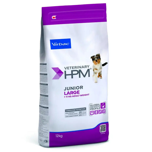 Virbac Veterinary HPM Junior Large Dog , 12 kg, alimento para cães