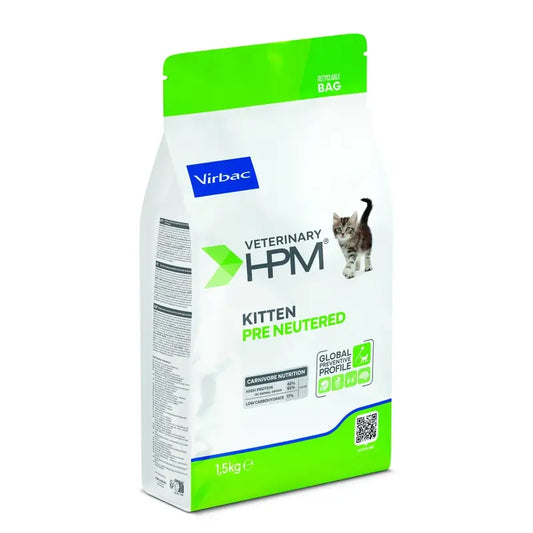 Virbac Veterinary HPM Kitten Pre Neutered Cat , 1,5 kg, alimento para gatos