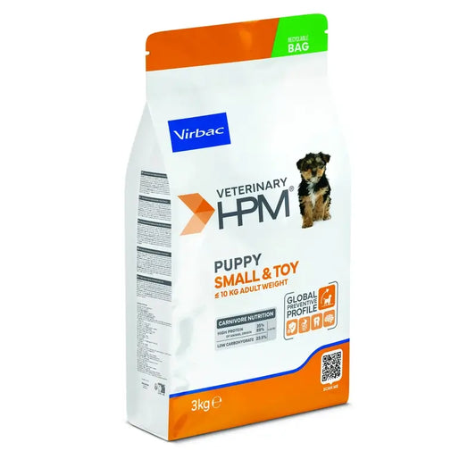 Virbac Veterinary HPM Puppy Small & Toy Dog , 3 kg, alimento para cães