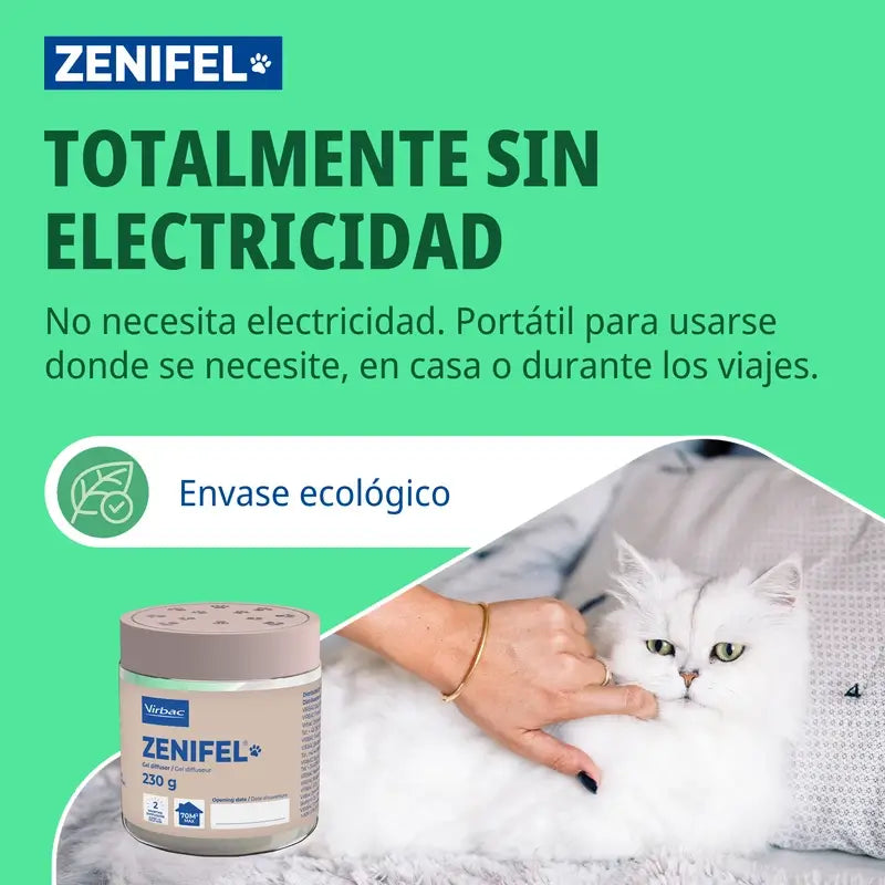 Virbac Zenifel Gel Difusor para Gatos, 230 g