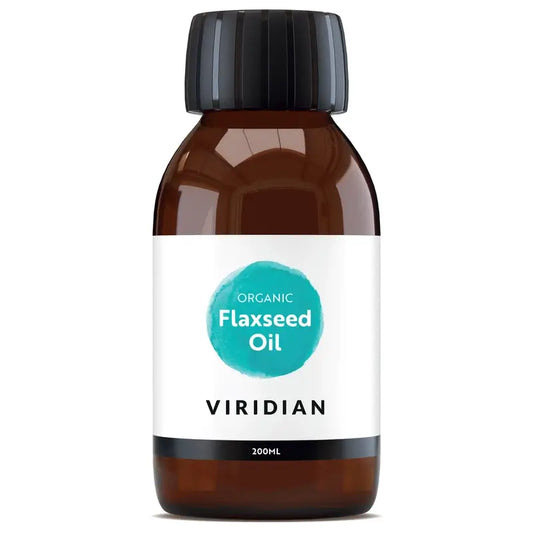 Óleo de linhaça dourada Viridian 200Ml. Bio
