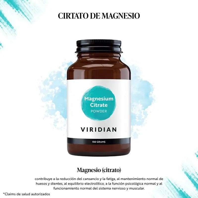 Citrato de Magnésio Viridiano em Pó, 150 g