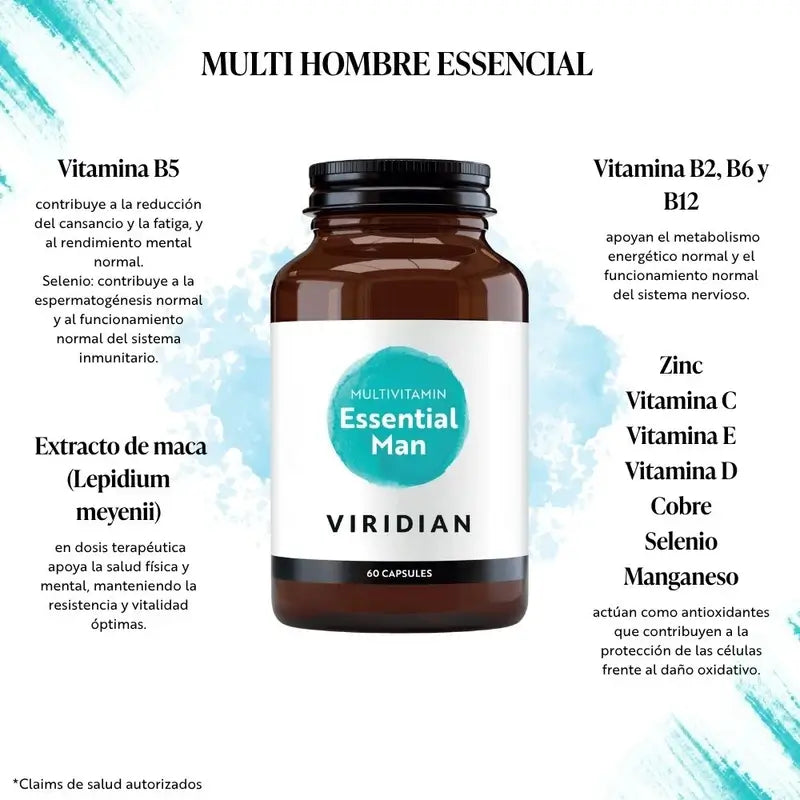 Viridian Multi Man 60Cap.Veg.