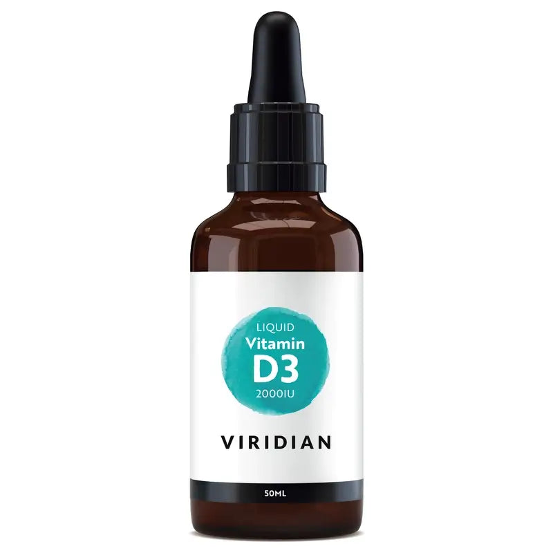 Viridian Vitamina D3 2000Iu Líquido Vegan 50Ml.