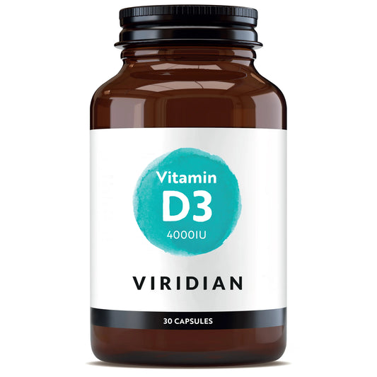 Viridian Vitamin D3 4000Iu, 30 cápsulas