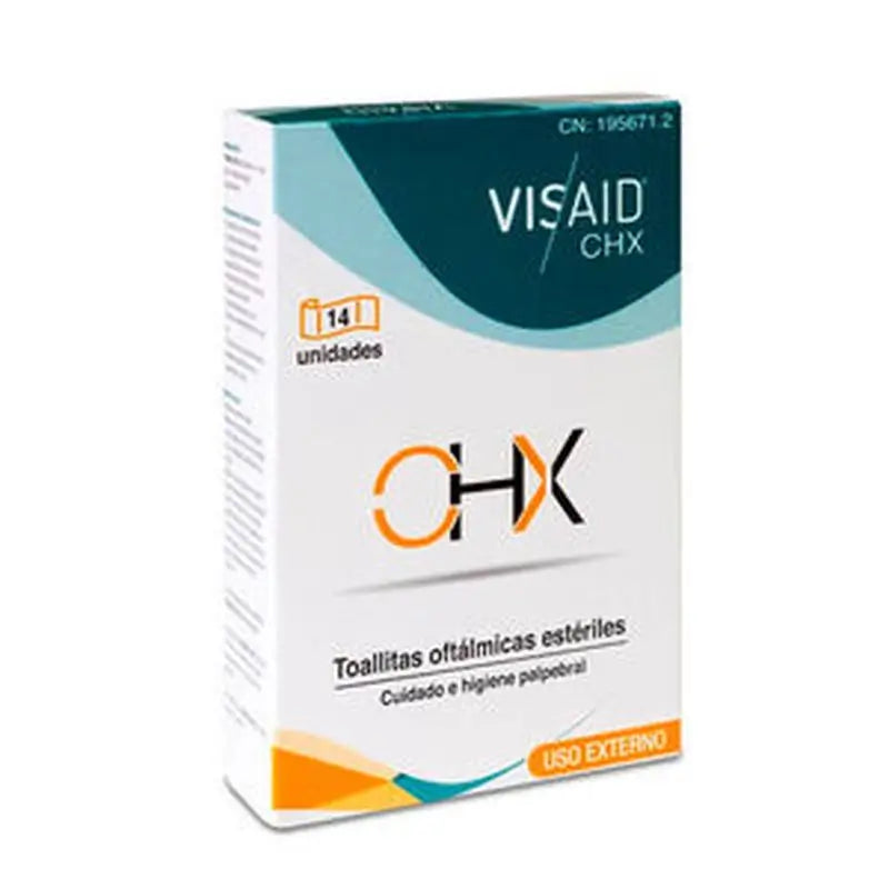 Visaid Chx, 14 toalhetes