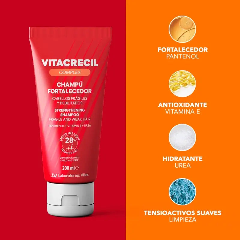 Champô Fortalecedor Vitacrecil Complex, 200 Ml
