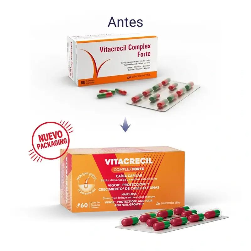 Vitacrecil Complexo Forte 60 Cápsulas