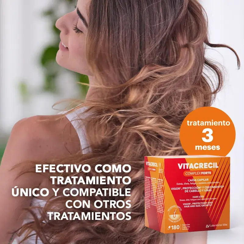 Vitacrecil Complex Forte, Embalagem 2 x 180 cápsulas