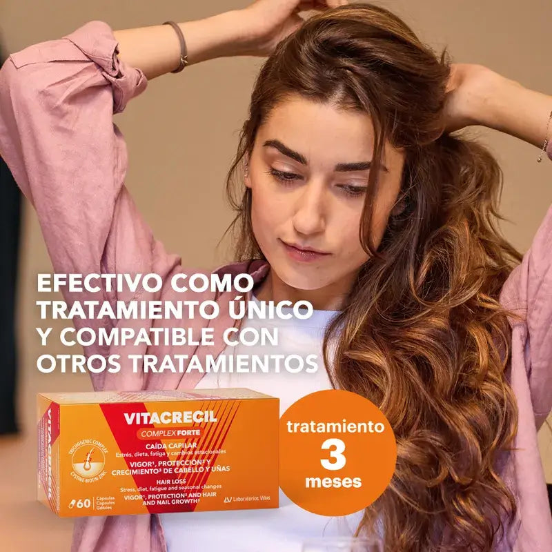 Vitacrecil Complex Forte, Embalagem 3 x 90 cápsulas