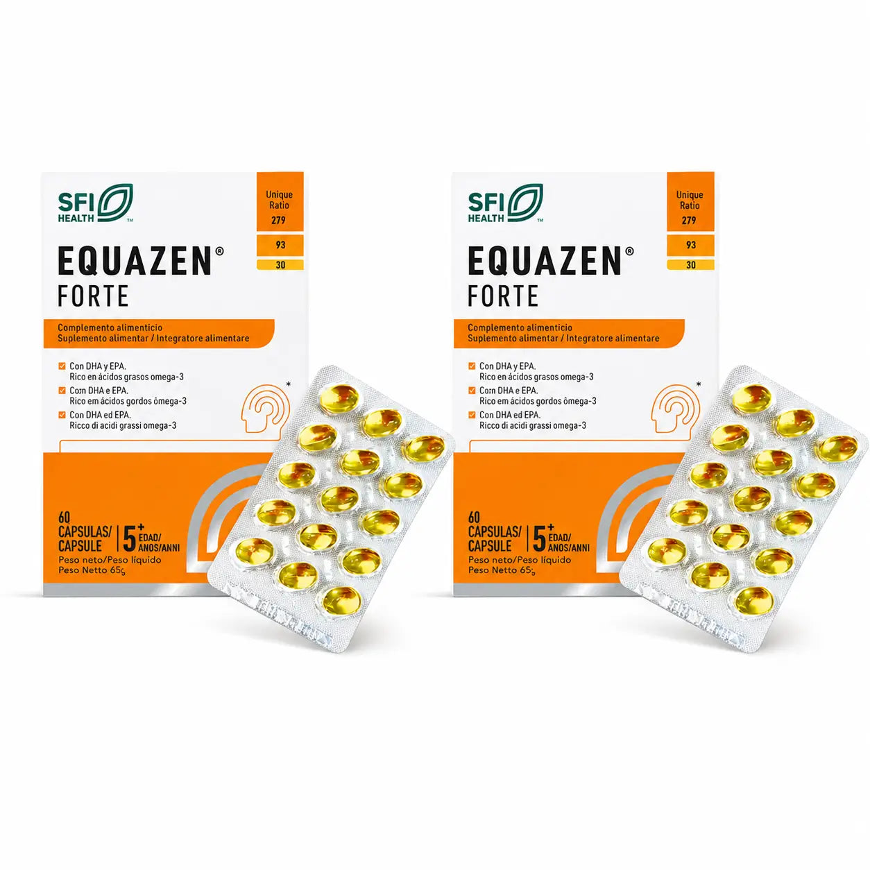 Vitae Health Innovation, S.L. Equazen Forte (Ato), 60 Cápsulas , embalagem 2
