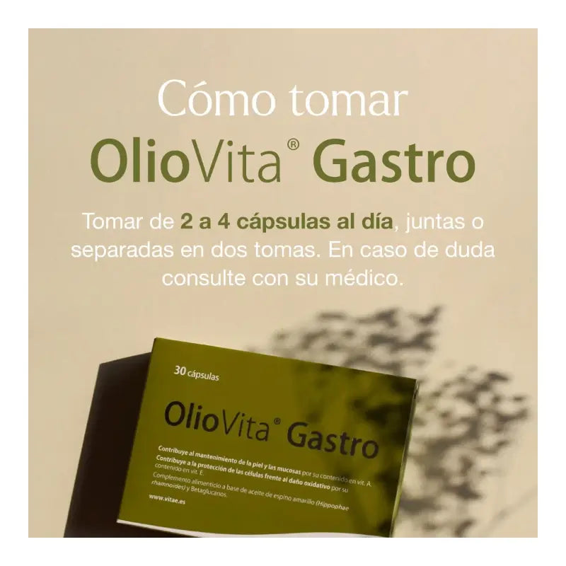 VITAE Oliovita Gastro, 60 cápsulas