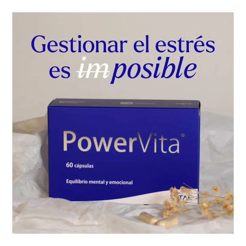 Vitae Powervita, Suplemento alimentar com Ashwagandha, 60 cápsulas