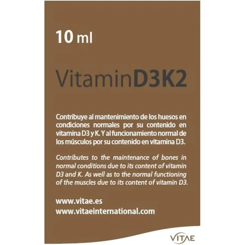 VITAE Vitae Vitamina D3K2, 10ml