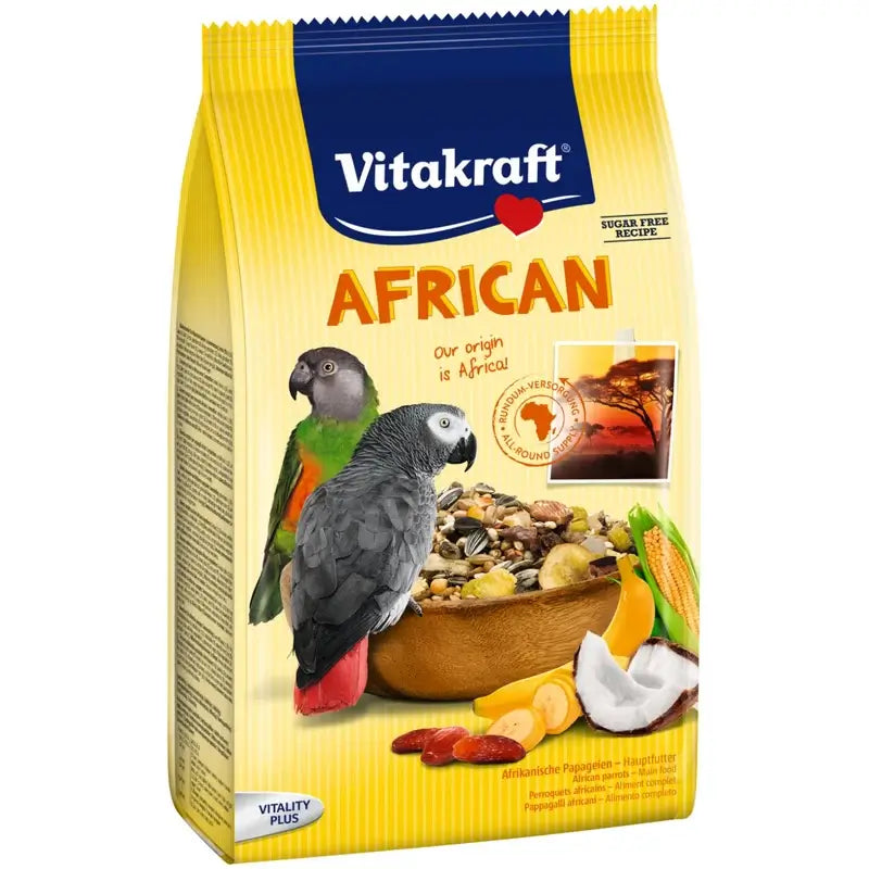 Vitakraft Papagaios Cinzentos Africanos 750 gramas