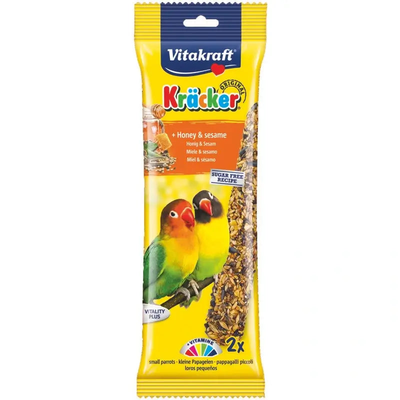 Vitakraft Barras para Agapornis com Mel, 5x2 unidades