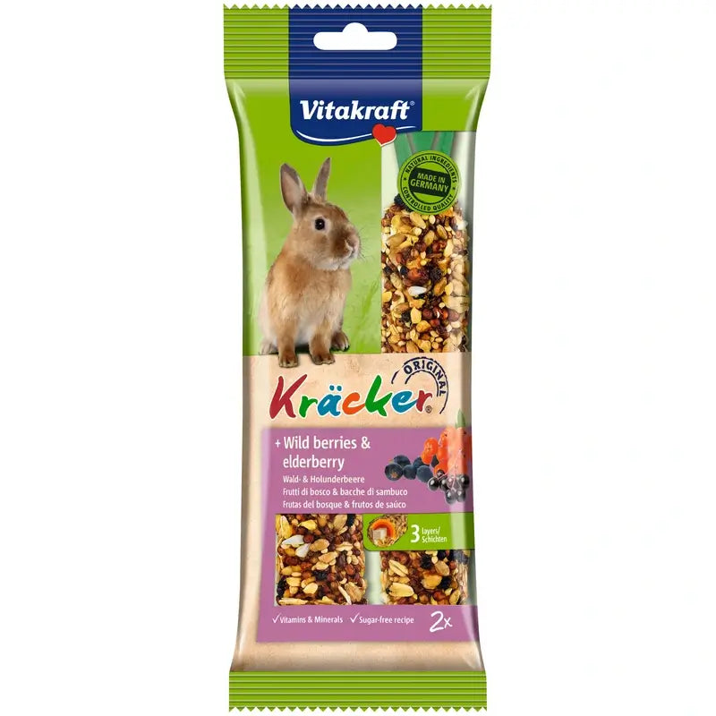 Vitakraft Barras para Coelhos Anões com Fruta 5x2 unidades
