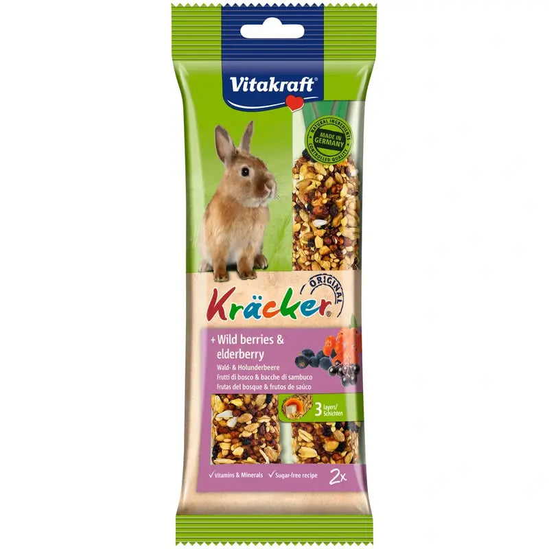 Vitakraft Barras para Coelhos Anões com Fruta 5x2 unidades