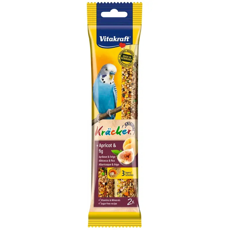 Vitakraft Barras para Periquitos com Alperce e Figo, 7x2 unidades