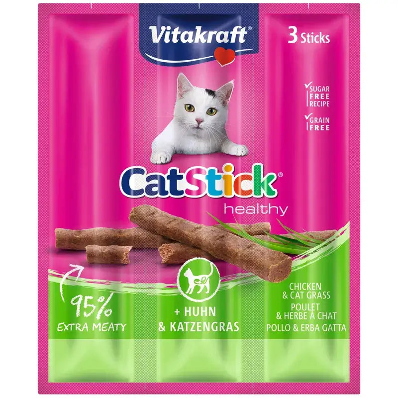 Vitakraft Cat Stick Mini Frango com Ervas 20x3 unidades