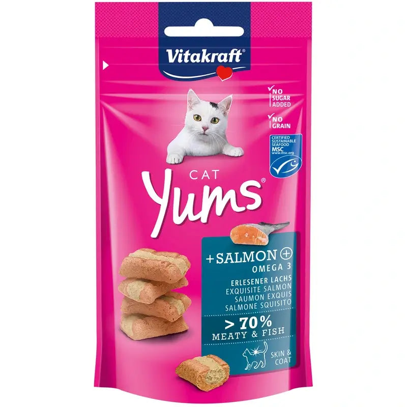 Vitakraft Cat Yums Salmão 9x40 gramas
