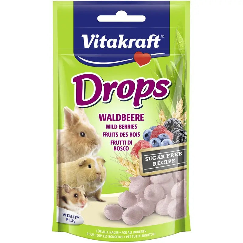 Vitakraft Drops Coelhos Anões com Fruta 75 gramas
