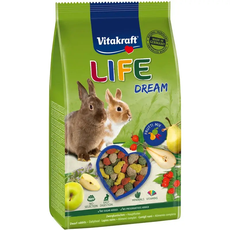 Vitakraft Menu Life Dream Coelho 5x600 gramas