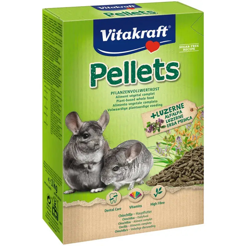 Vitakraft Pellets para Chinchilas, 1 quilo