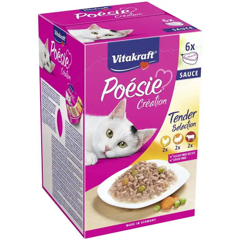Vitakraft Poesie Multipack Carne com Molho 6x85 gramas