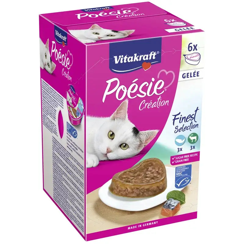 Vitakraft Poesie Multipack Gelatina 6x85 gramas
