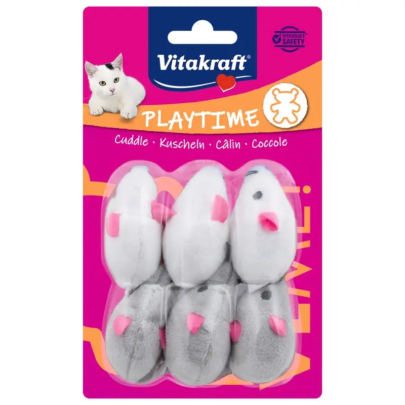Vitakraft Ratos de Pelúcia Gatos For You, 1 unidade