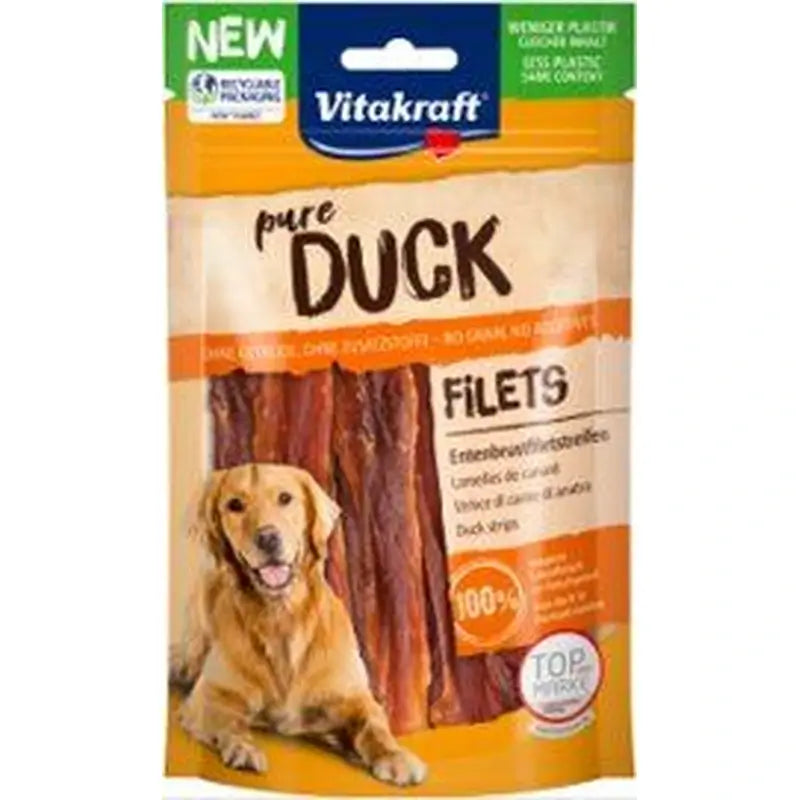 Vitakraft Snack Tiras de Pato 8x80 gramas