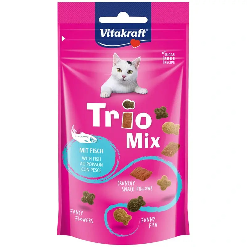 Vitakraft Snack Trio Mix de Salmão 8x60 gramas
